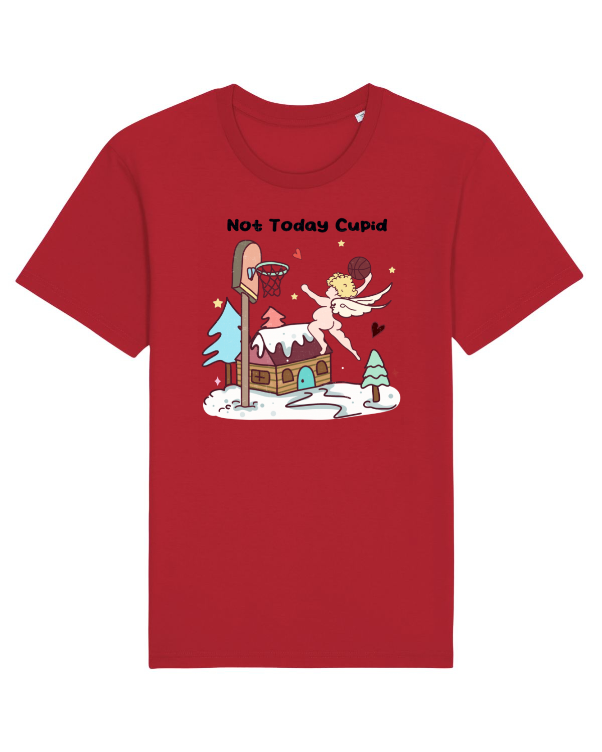 Tricou mânecă scurtă Unisex Rocker Red