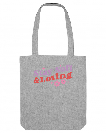 Retro Chic Valentine - Stay soft and loving Heather Grey