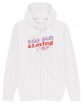 Retro Chic Valentine - Stay soft and loving White