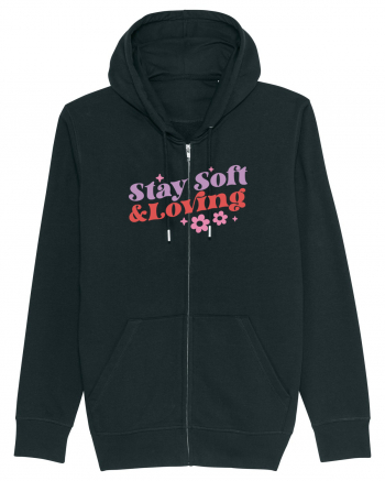 Retro Chic Valentine - Stay soft and loving Black