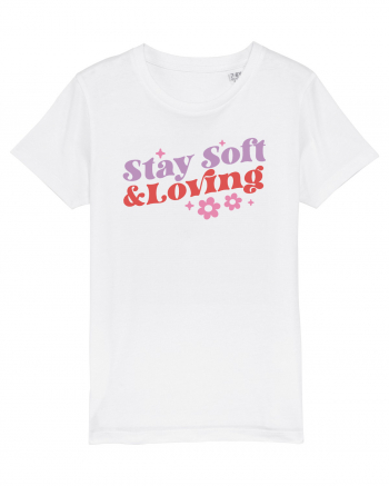 Retro Chic Valentine - Stay soft and loving White