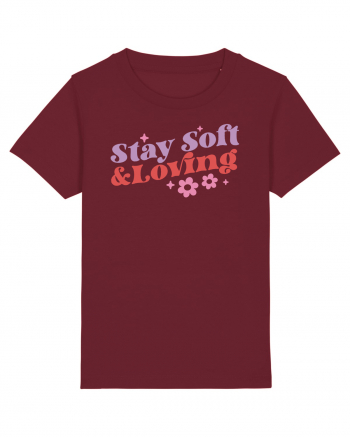 Retro Chic Valentine - Stay soft and loving Burgundy