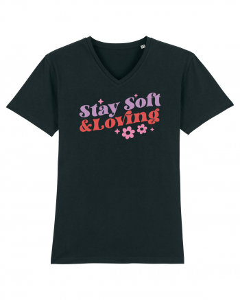 Retro Chic Valentine - Stay soft and loving Black