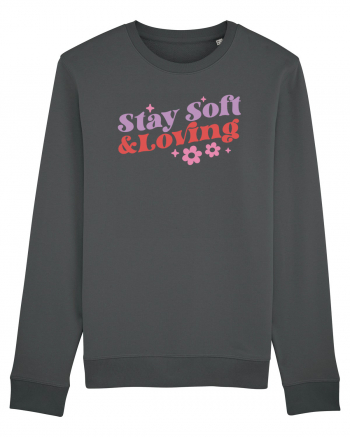 Retro Chic Valentine - Stay soft and loving Anthracite