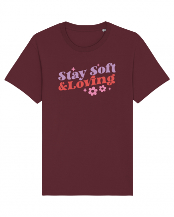 Retro Chic Valentine - Stay soft and loving Burgundy