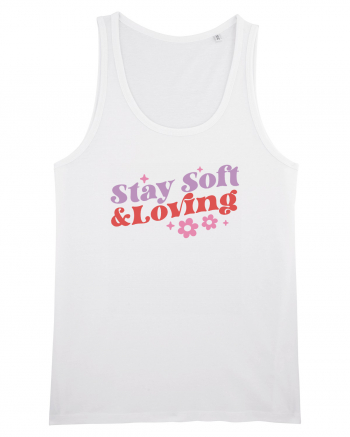 Retro Chic Valentine - Stay soft and loving White