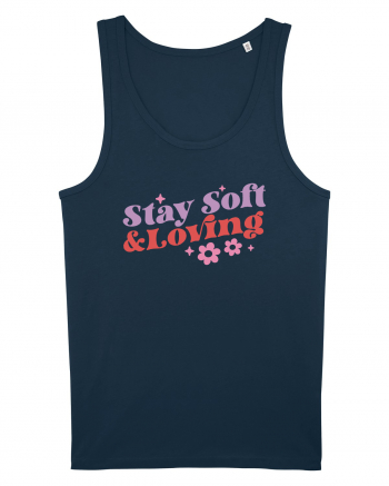 Retro Chic Valentine - Stay soft and loving Navy