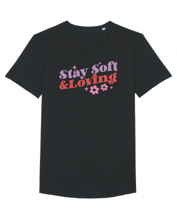 Retro Chic Valentine - Stay soft and loving Black