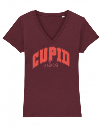 Retro Chic Valentine - Strong Cupid vibes Burgundy