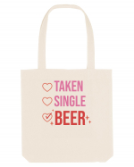 Retro Chic Valentine - Taken, single, beer Sacoșă textilă