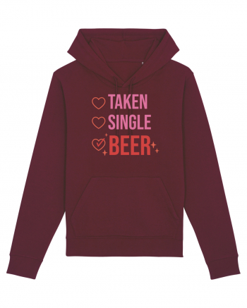 Retro Chic Valentine - Taken, single, beer Burgundy