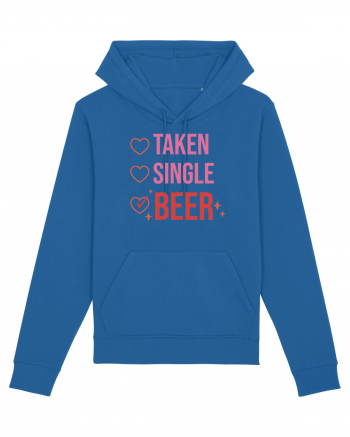 Retro Chic Valentine - Taken, single, beer Royal Blue