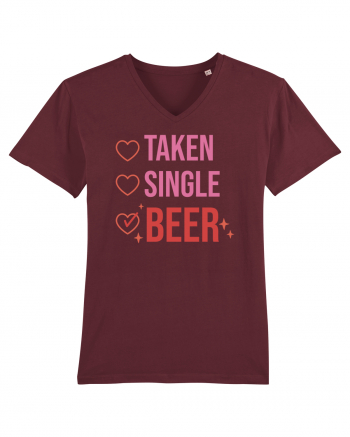 Retro Chic Valentine - Taken, single, beer Burgundy