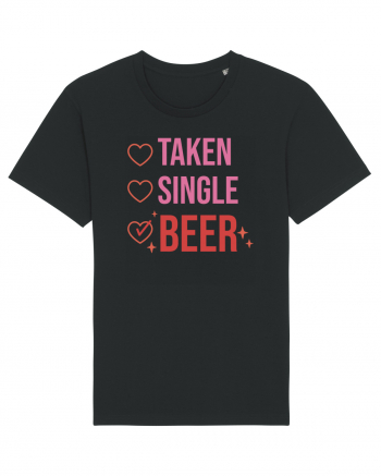 Retro Chic Valentine - Taken, single, beer Black