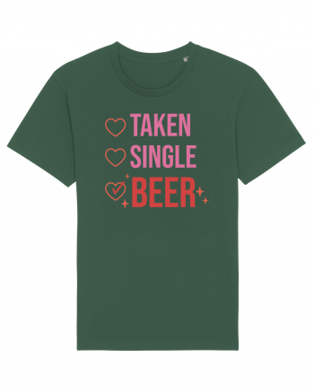 Retro Chic Valentine - Taken, single, beer Bottle Green