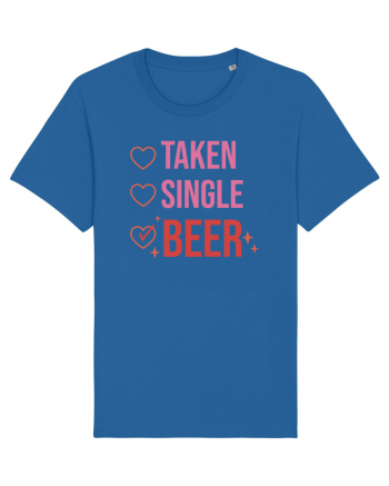 Retro Chic Valentine - Taken, single, beer Royal Blue