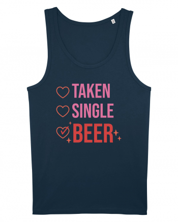 Retro Chic Valentine - Taken, single, beer Navy