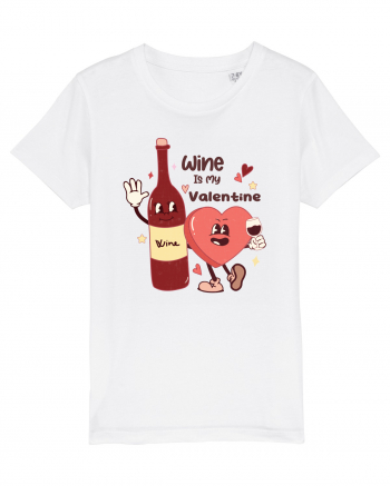 Retro Chic Valentine - Wine is my valentine White