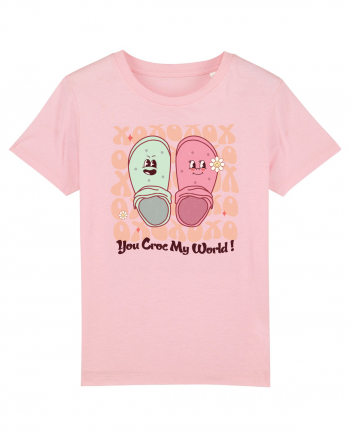 Retro Chic Valentine - You croc my world Cotton Pink