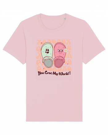 Retro Chic Valentine - You croc my world Cotton Pink