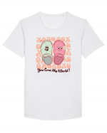 Retro Chic Valentine - You croc my world Tricou mânecă scurtă guler larg Bărbat Skater