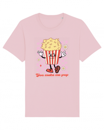 Retro Chic Valentine - You make me pop Cotton Pink