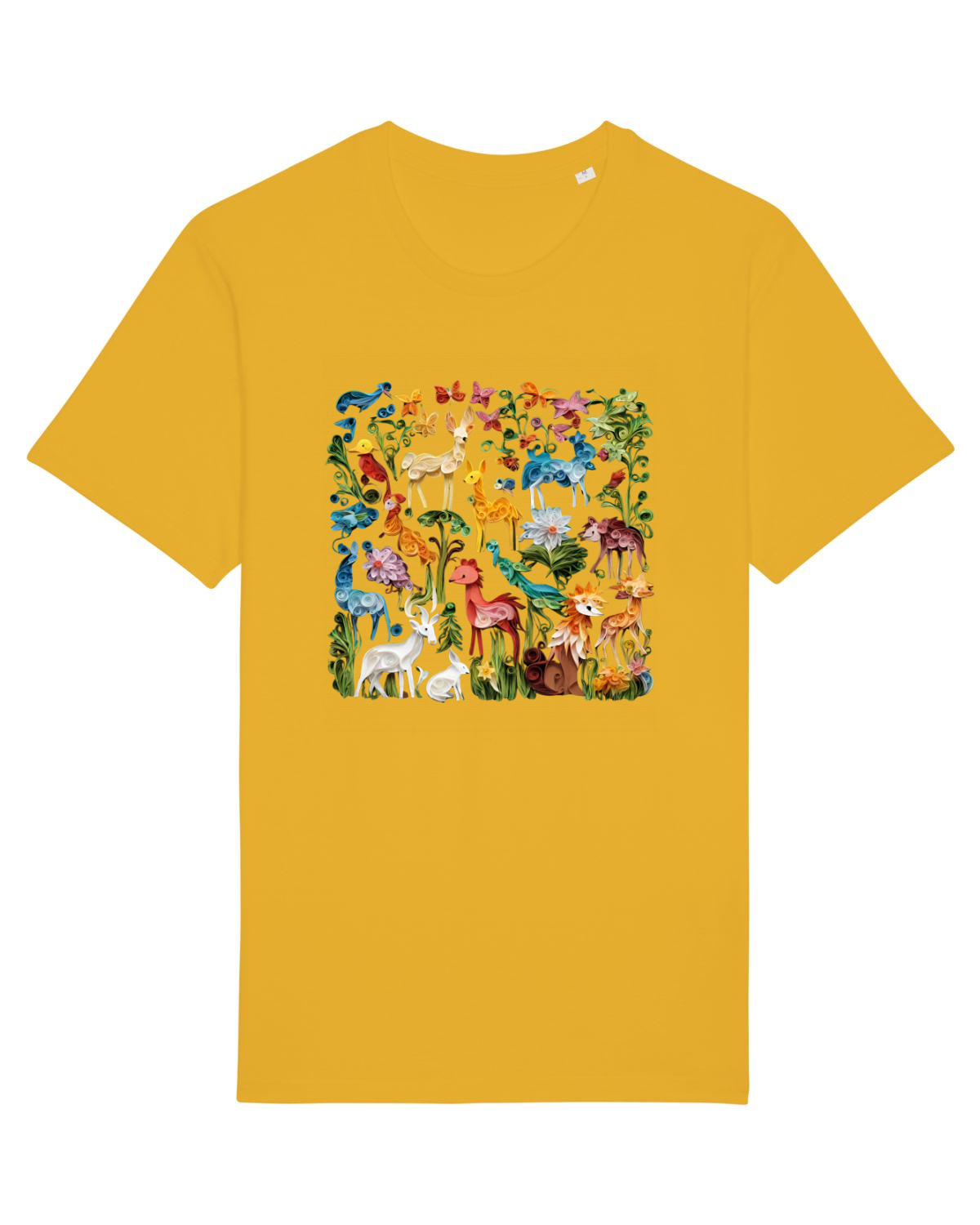 Tricou mânecă scurtă Unisex Rocker Spectra Yellow