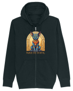 PRAISE ME, MORTAL!- PISICA SFINX 2 Hanorac cu fermoar Unisex Connector