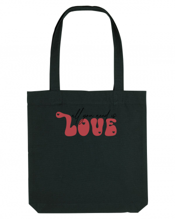 de dragoste in stil retro vintage - All You Need Is Love Black