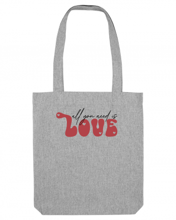 de dragoste in stil retro vintage - All You Need Is Love Heather Grey