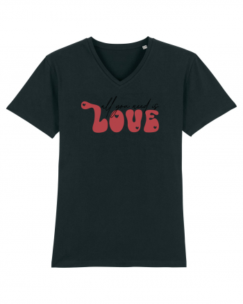 de dragoste in stil retro vintage - All You Need Is Love Black