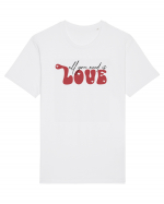 de dragoste in stil retro vintage - All You Need Is Love Tricou mânecă scurtă Unisex Rocker