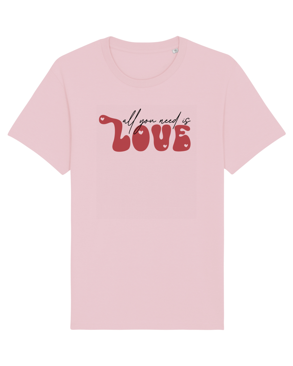 Tricou mânecă scurtă Unisex Rocker Cotton Pink