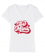 de dragoste in stil retro vintage - Be Mine Tricou mânecă scurtă guler V Damă Evoker