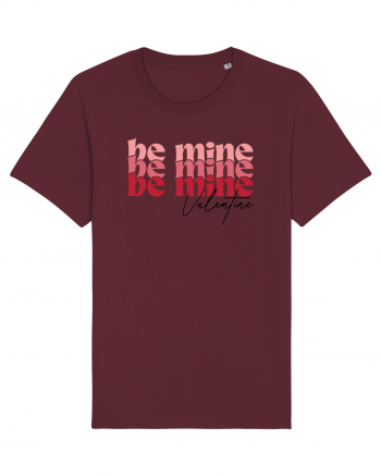 de dragoste in stil retro vintage - Be Mine Valentine Burgundy