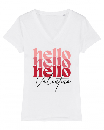 de dragoste in stil retro vintage - Hello Valentine White