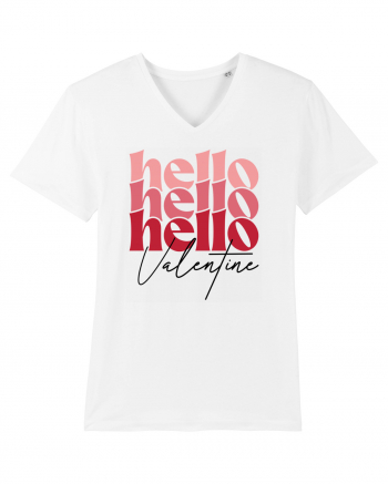 de dragoste in stil retro vintage - Hello Valentine White