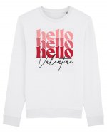 de dragoste in stil retro vintage - Hello Valentine Bluză mânecă lungă Unisex Rise