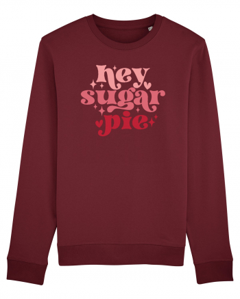 de dragoste in stil retro vintage - Hey Sugar Pie Burgundy