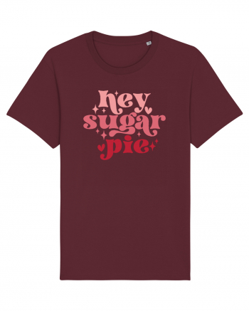 de dragoste in stil retro vintage - Hey Sugar Pie Burgundy