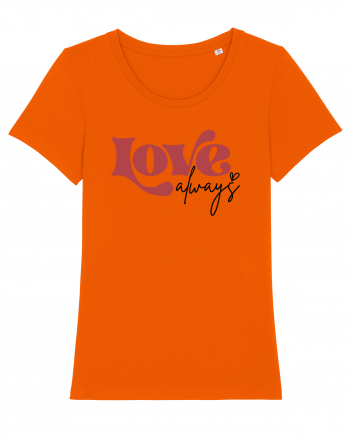 de dragoste in stil retro vintage - Love Always Bright Orange