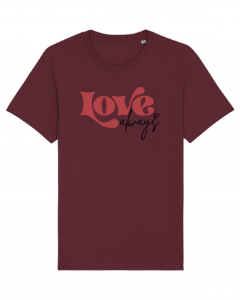 de dragoste in stil retro vintage - Love Always Burgundy