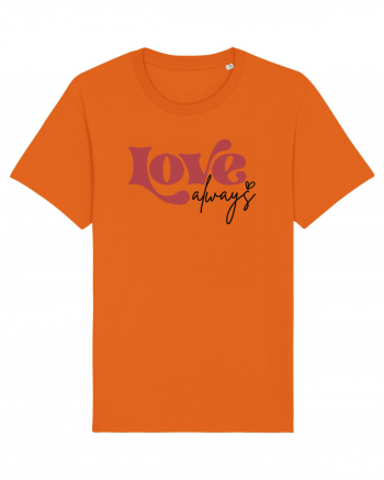 de dragoste in stil retro vintage - Love Always Bright Orange