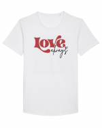 de dragoste in stil retro vintage - Love Always Tricou mânecă scurtă guler larg Bărbat Skater