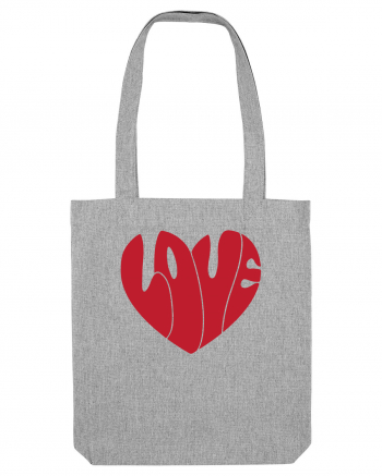 de dragoste in stil retro vintage - Love heart Heather Grey