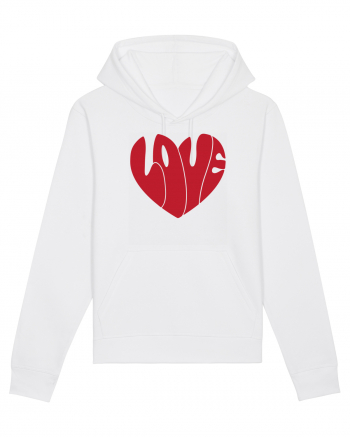 de dragoste in stil retro vintage - Love heart White