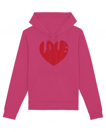 de dragoste in stil retro vintage - Love heart Raspberry