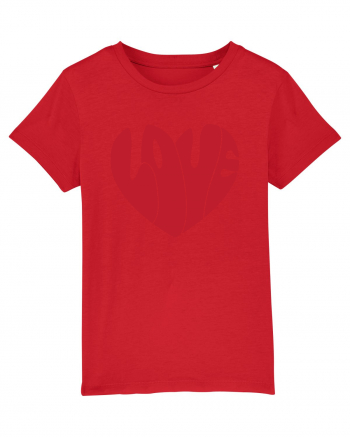 de dragoste in stil retro vintage - Love heart Red