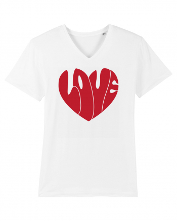 de dragoste in stil retro vintage - Love heart White