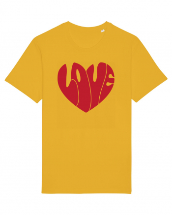 de dragoste in stil retro vintage - Love heart Spectra Yellow